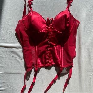 Red Satin Corset🧯